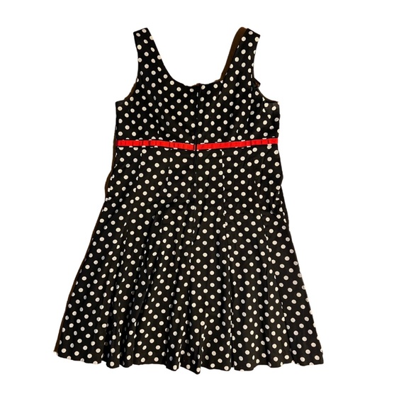 K Studio Collection black and white polka dot dress. - Picture 2 of 3